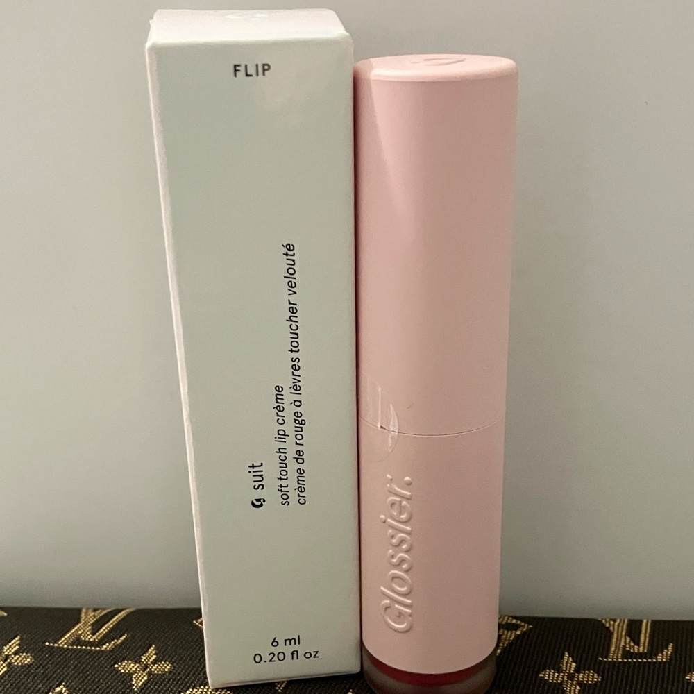 Glossier G Suit Soft Touch Lip Crème in the shade Flip.